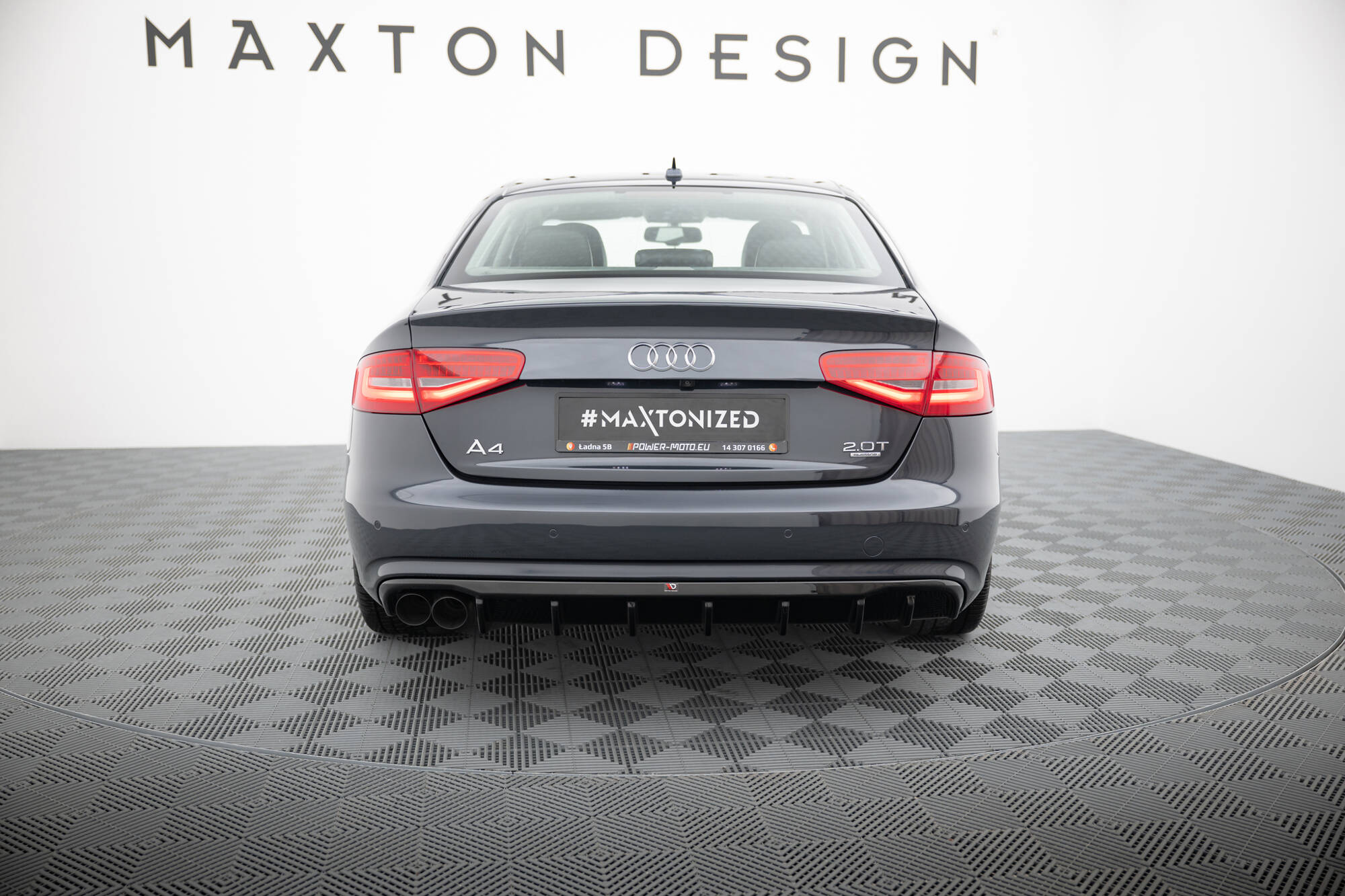 Rear Valance Audi A4 B8 Facelift (Single side dual exhaust version ...