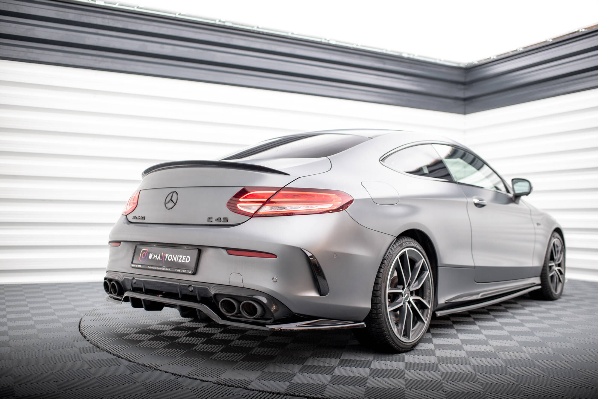 Set of Splitters Mercedes-AMG C43 Coupe C205 Facelift - immagine 10