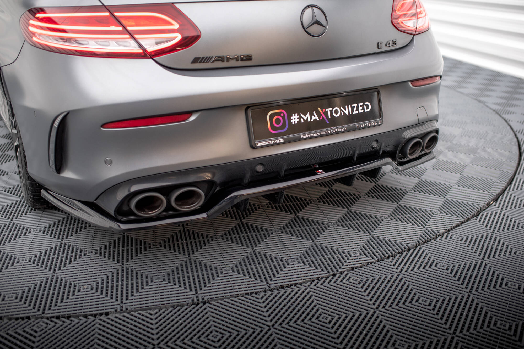 Set of Splitters Mercedes-AMG C43 Coupe C205 Facelift - immagine 8