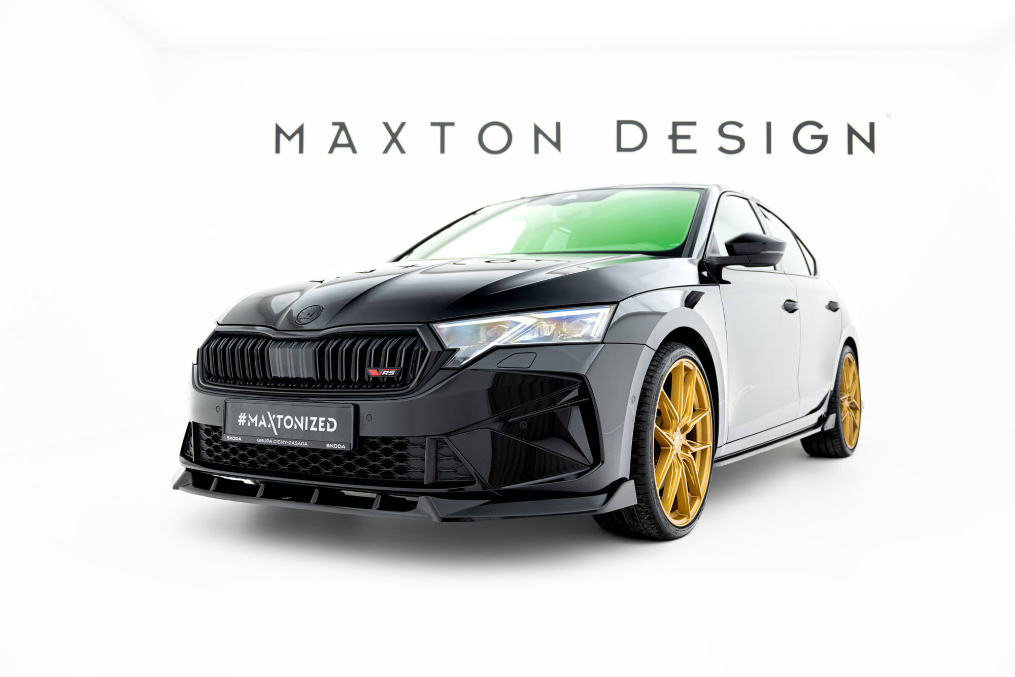 Front Splitter V.2 Skoda Octavia RS Liftback / Combi Mk4 Facelift – RT ...
