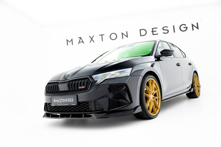 Front Splitter V.2 Skoda Octavia RS Liftback / Combi Mk4 Facelift – RT ...