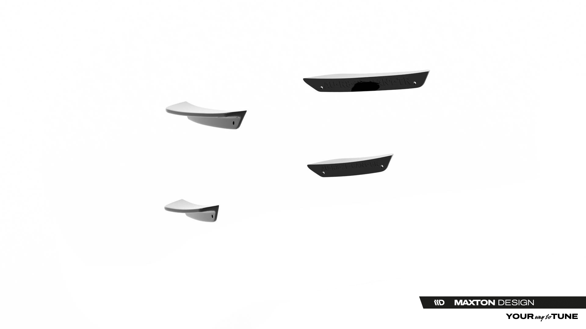 Front Bumper Wings (Canards) suitable for Audi RS3 Sportback 8Y Facelift - immagine 5