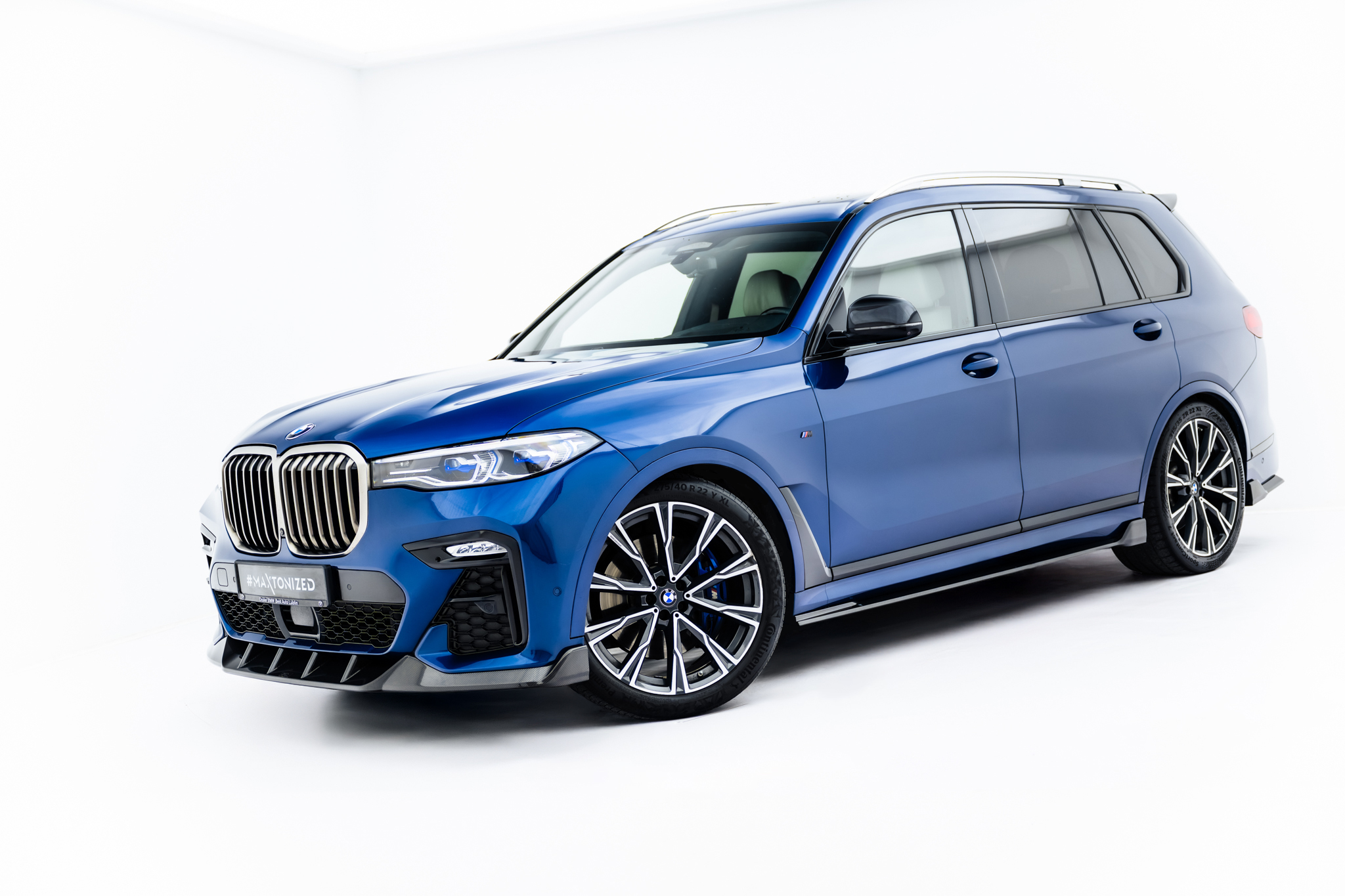 Prepreg Carbon Fiber Side Skirts suitable for BMW X7 M-Pack G07 - immagine 4