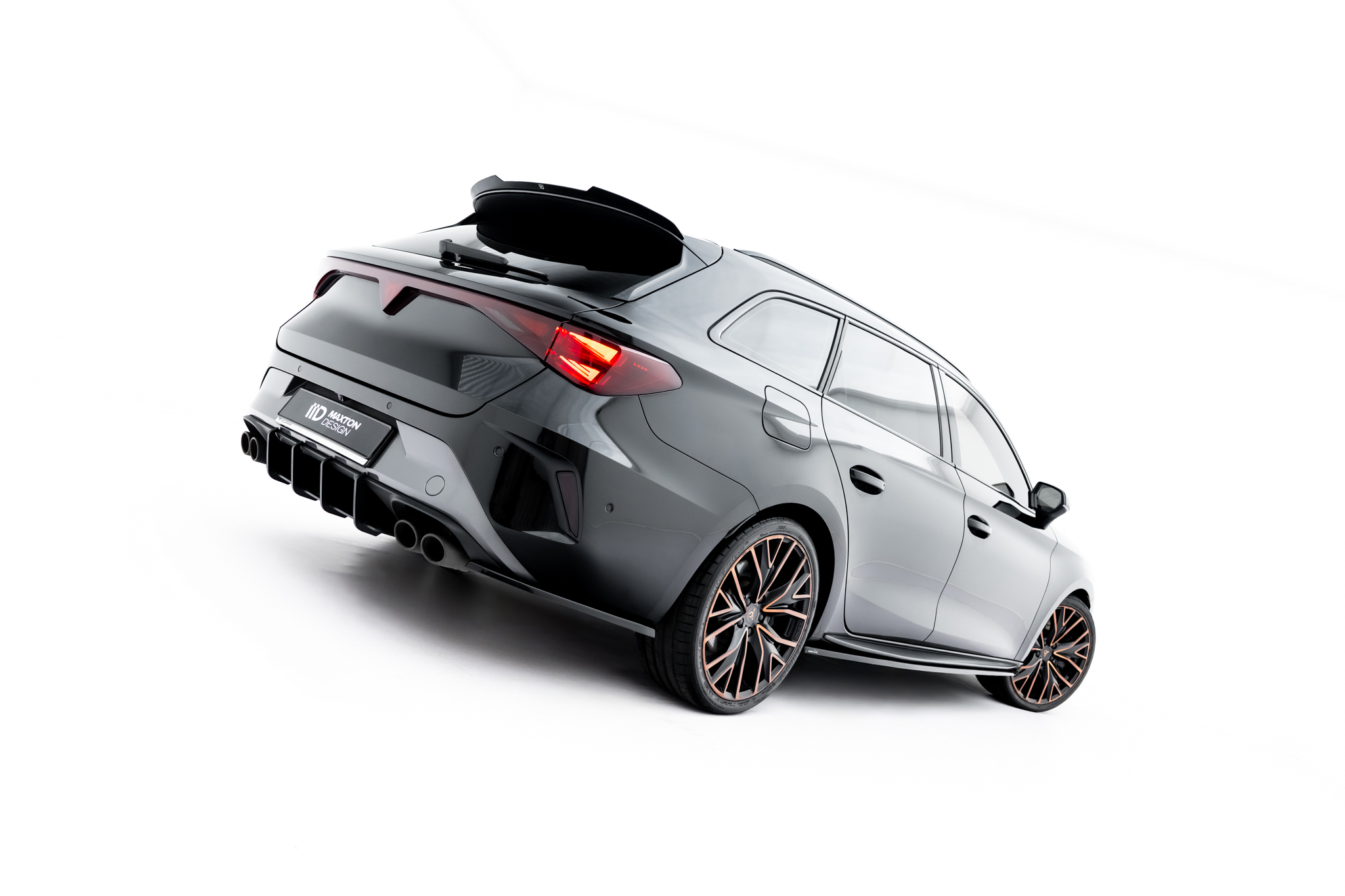 Rear Side Splitters V.1 suitable for Cupra Leon ST Mk1 Facelift - immagine 3
