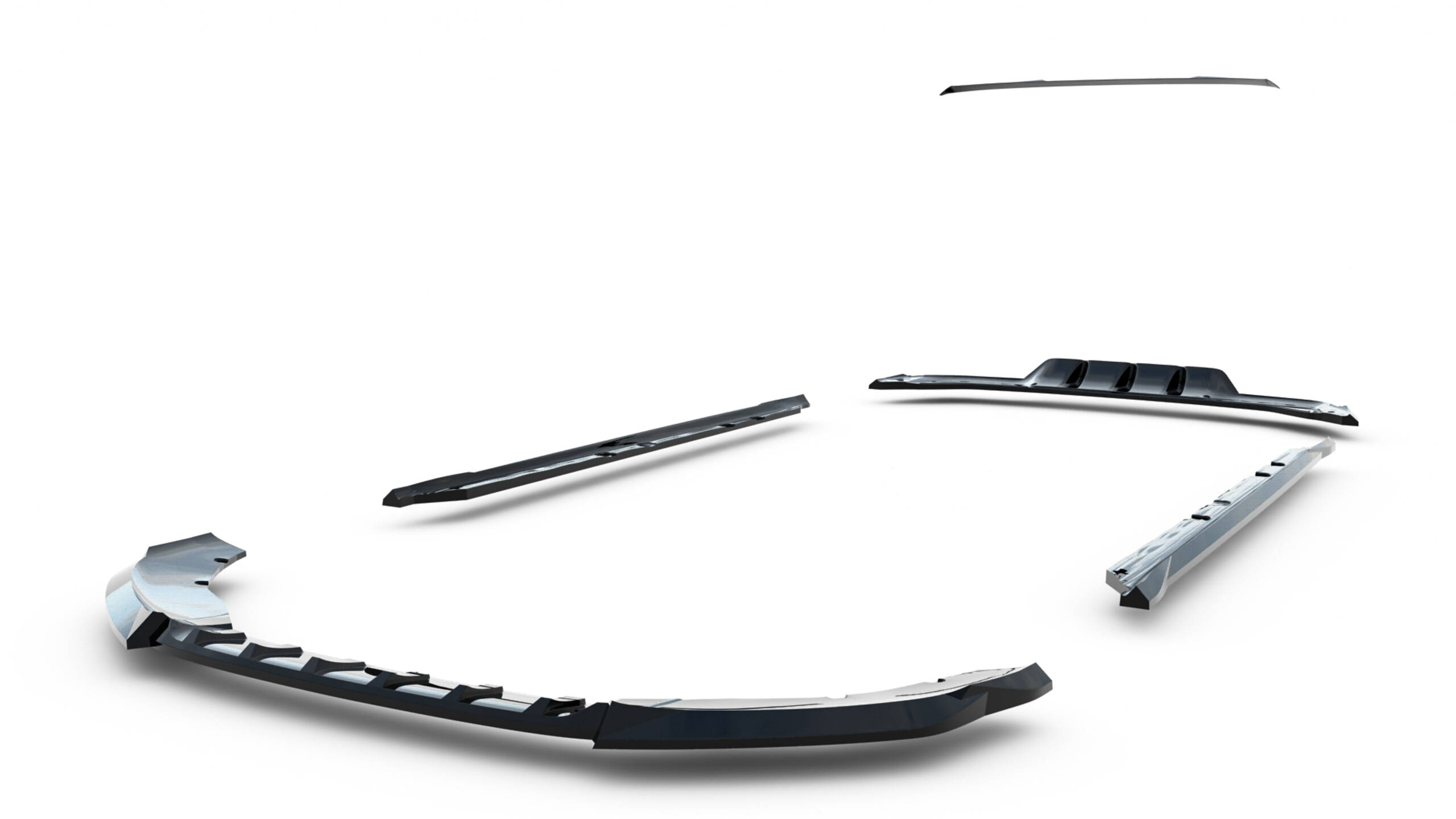 Set of Splitters V.2 suitable for Cupra Leon Hatchback Mk1 Facelift - immagine 12