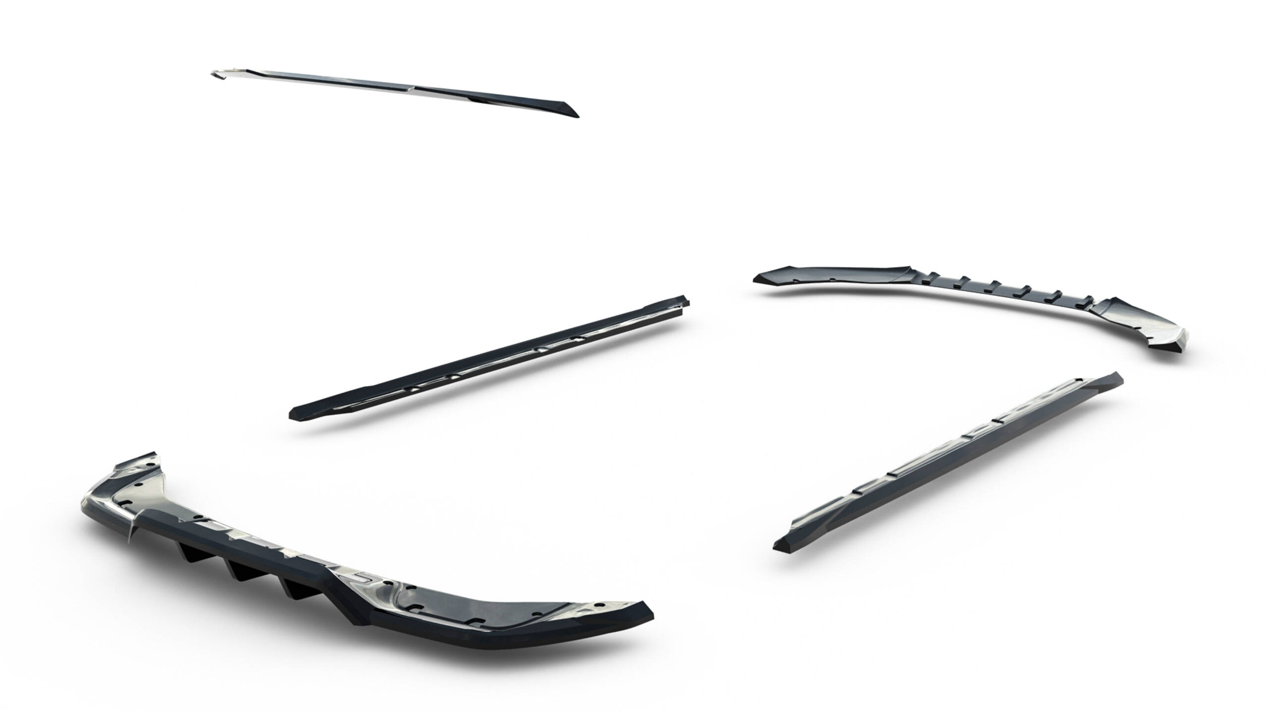 Set of Splitters V.2 suitable for Cupra Leon Hatchback Mk1 Facelift - immagine 14