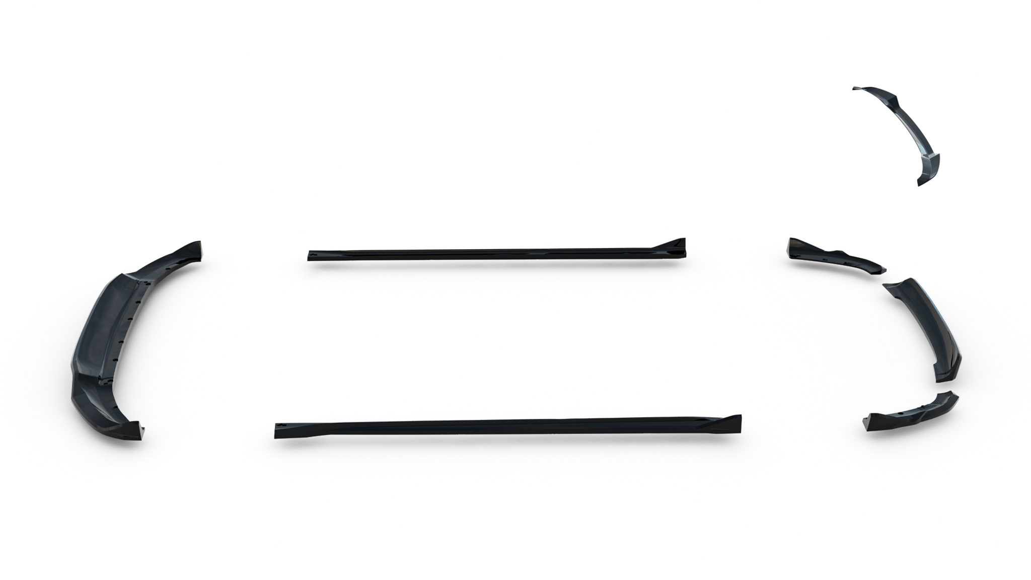 Set of Splitters suitable for BMW X3 G01 - immagine 13