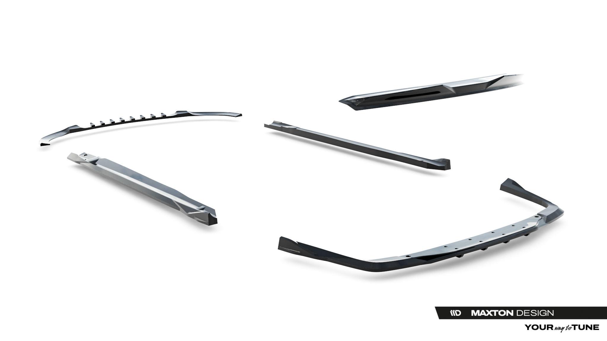 Set of Splitters suitable for Mercedes-AMG CLE 53 Aero C236 - immagine 23