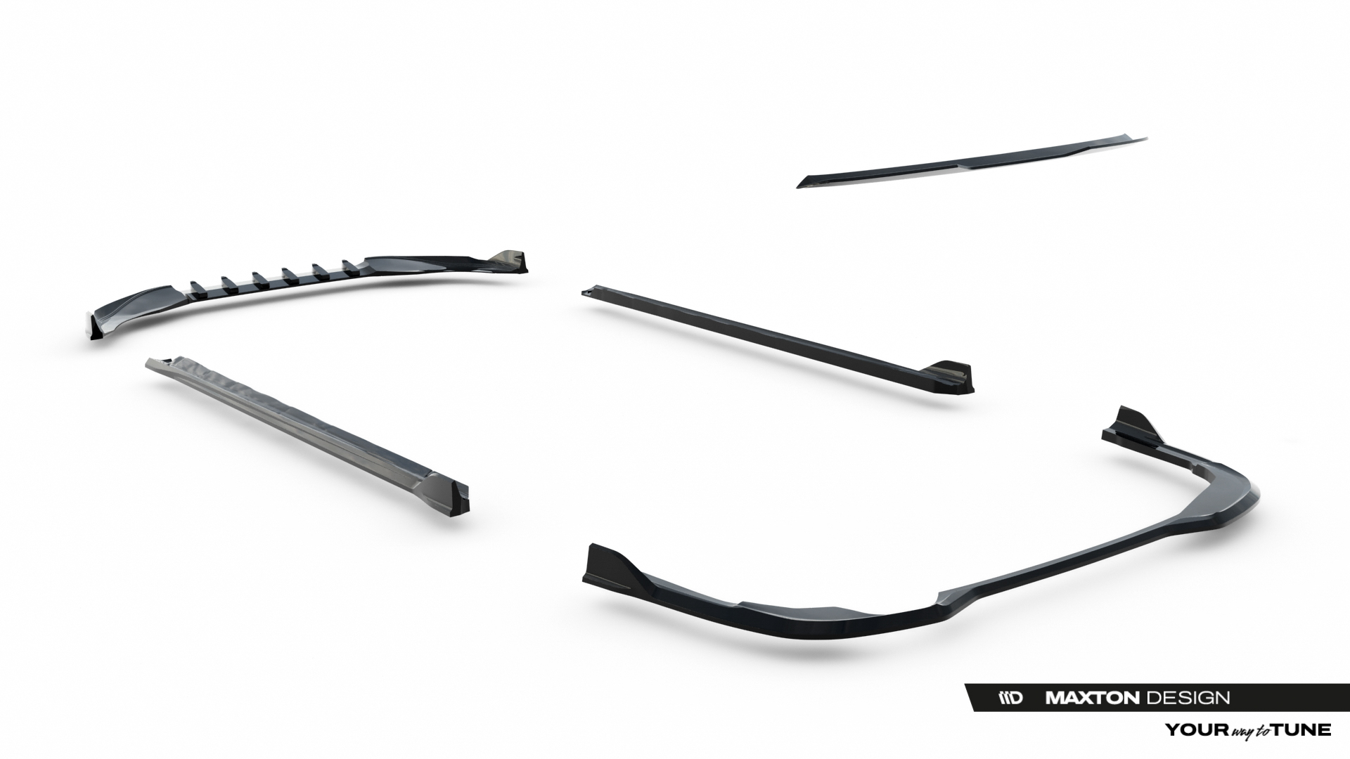 Set of Splitters suitable for Volkswagen Golf Variant Mk8 Facelift - immagine 21