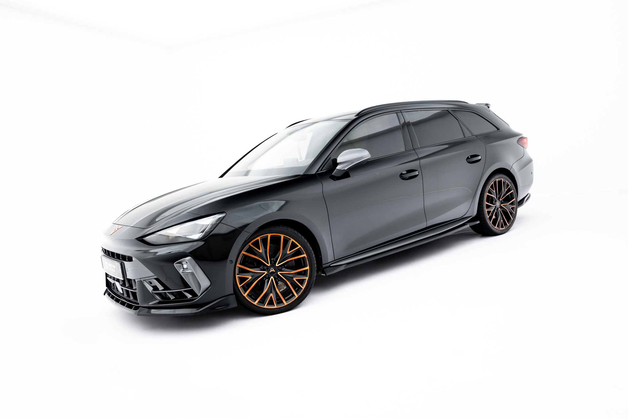Side Skirts Diffusers V.2 suitable for Cupra Leon ST / Hatchback Aero Mk1 / Mk1 Facelift - immagine 3