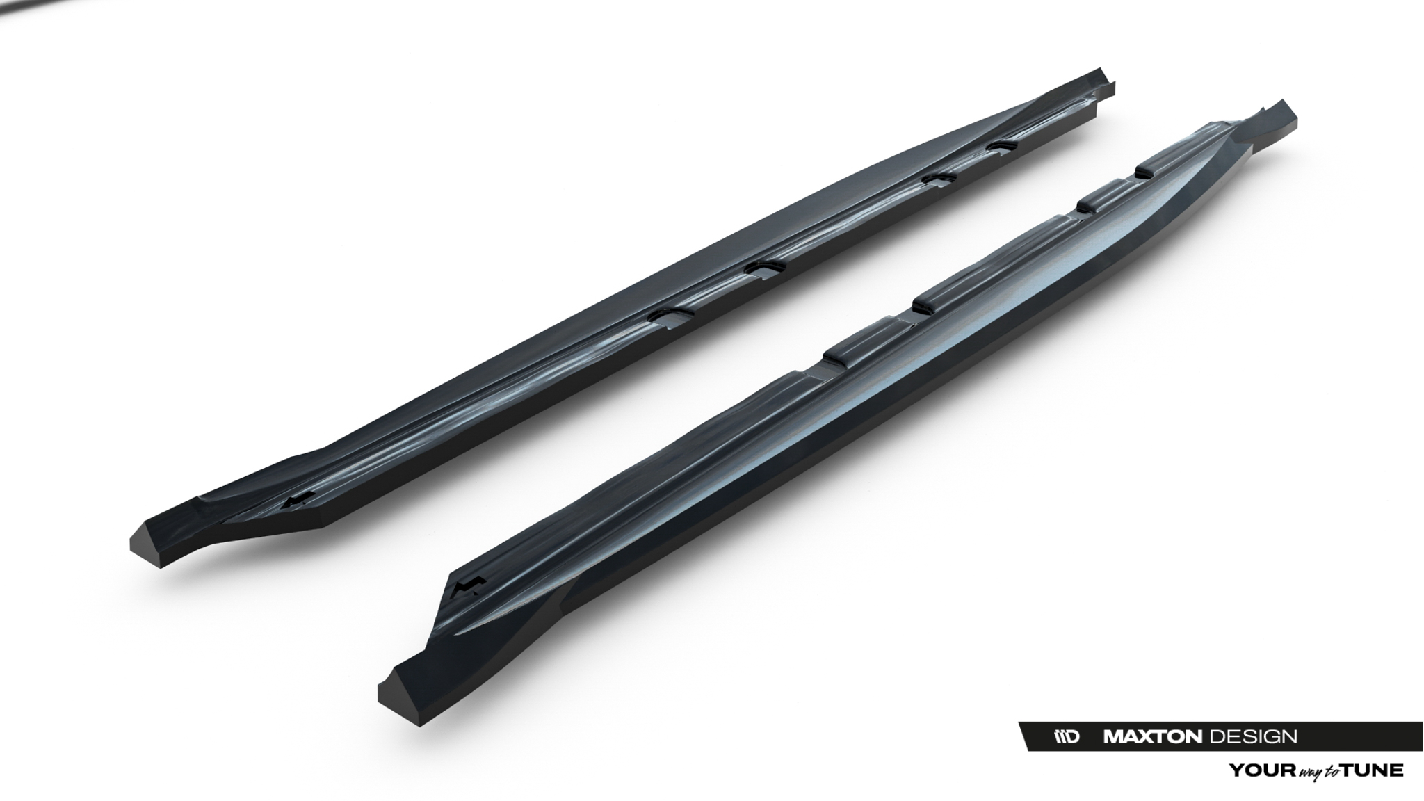 Side Skirts Diffusers V.2 suitable for Cupra Leon ST / Hatchback Aero Mk1 / Mk1 Facelift - immagine 6