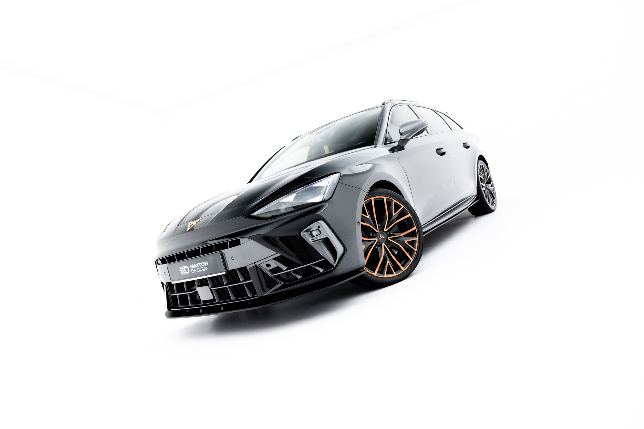 Street Pro Front Splitter suitable for Cupra Leon ST Mk1 Facelift - immagine 2