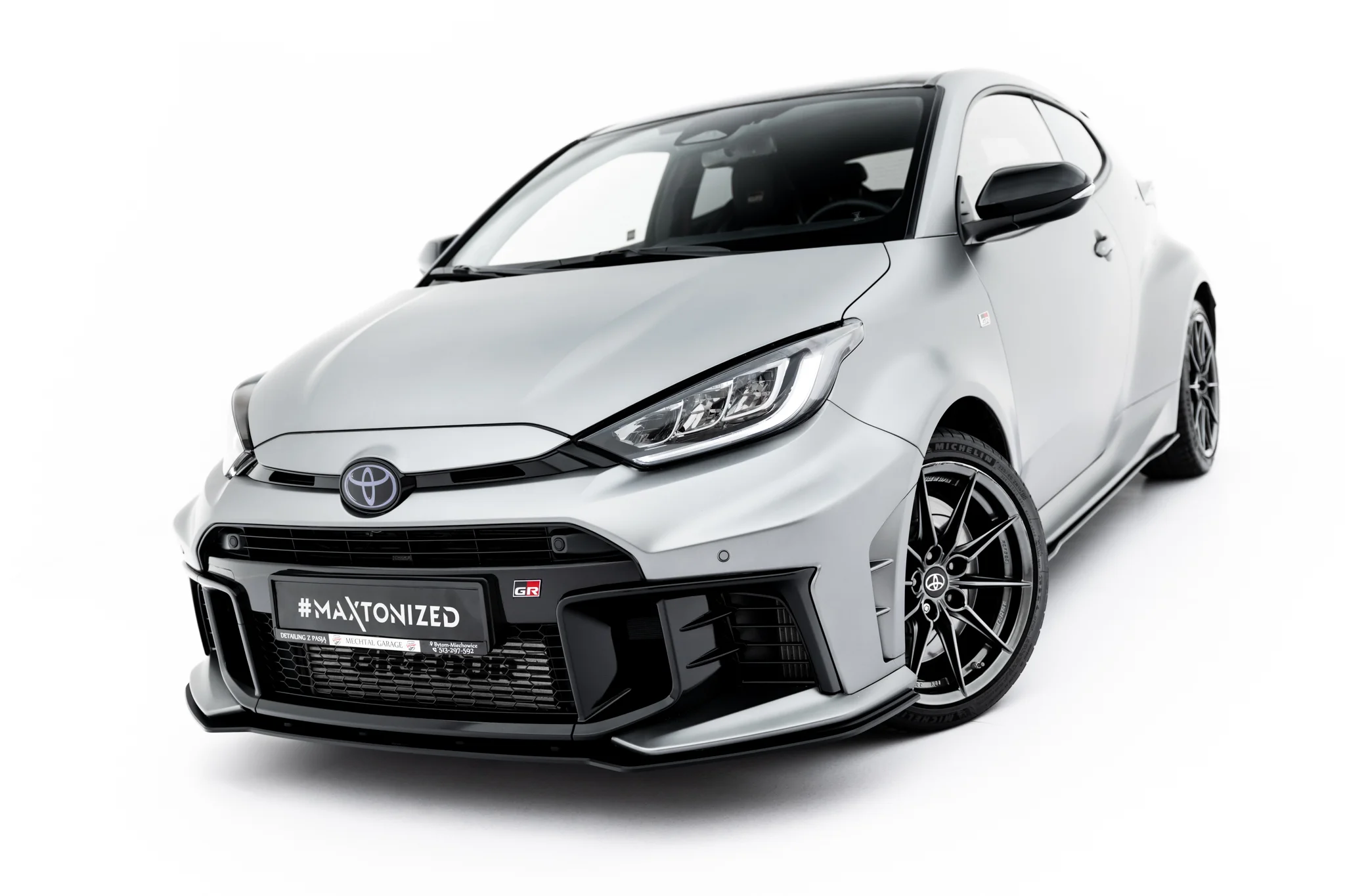 Street Pro Front Splitter suitable for Toyota GR Yaris Mk4 Facelift