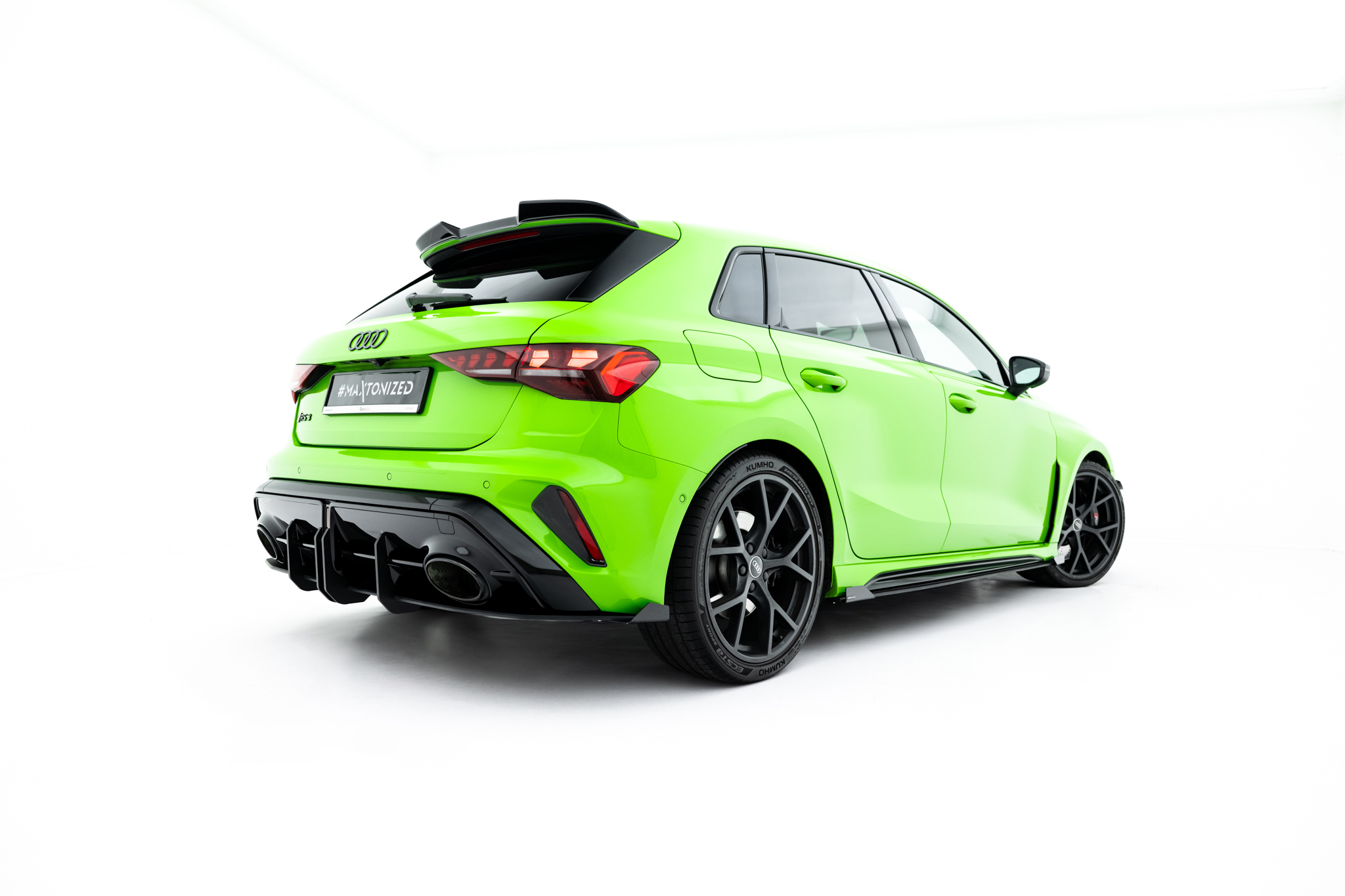 Street Pro Rear Diffuser + Flaps suitable for Audi RS3 Sportback 8Y Facelift