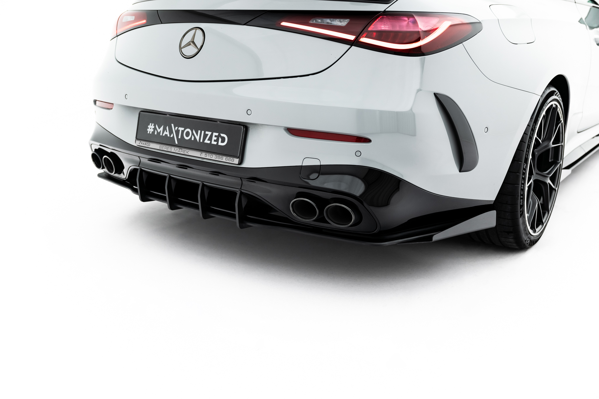 Street Pro Rear Diffuser + Flaps suitable for Mercedes-AMG CLE 53 Aero C236 - immagine 5