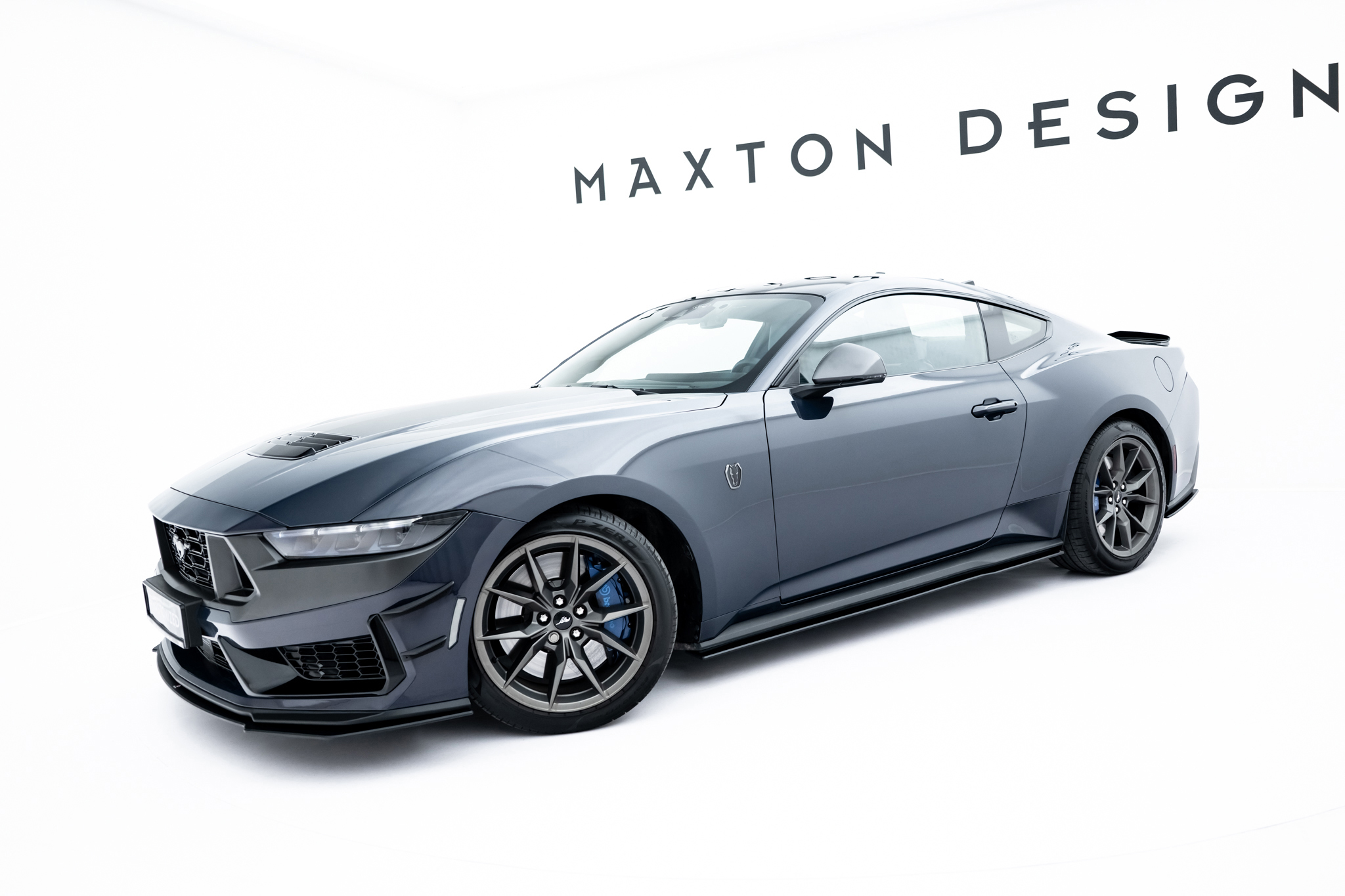 Street Pro Side Skirts Diffusers suitable for Ford Mustang Dark Horse Mk7 - immagine 3